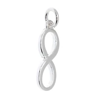 Silver Plated Infinity Charm by Bead Landing™