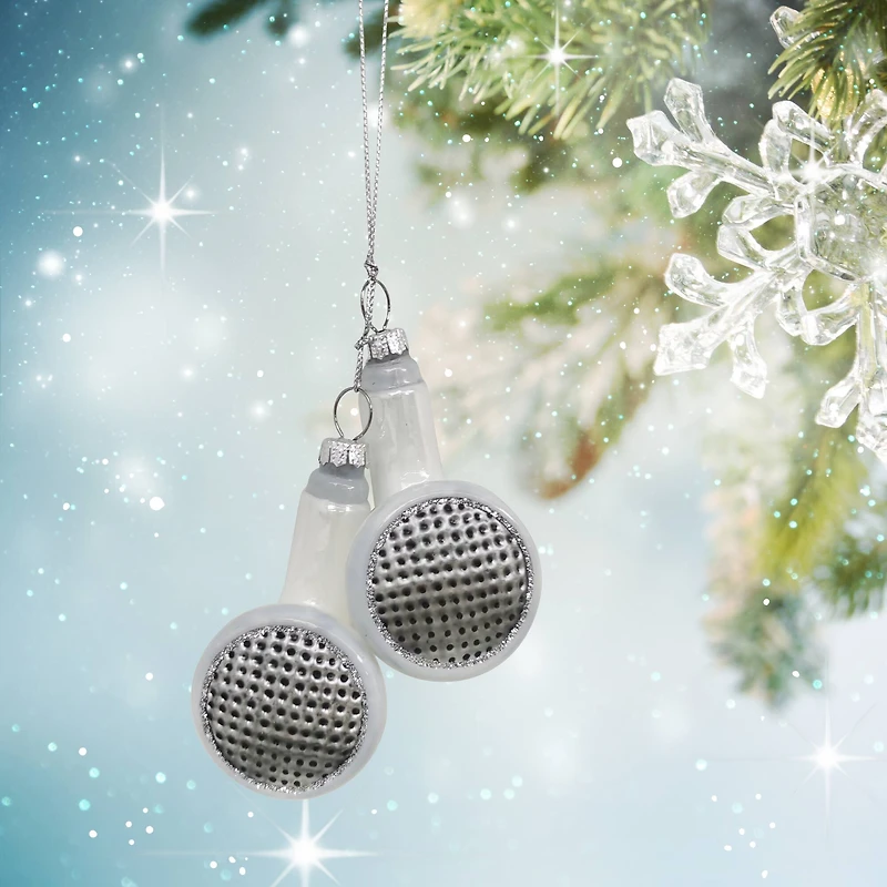 5" Headphones Glass Ornament by Ashland®