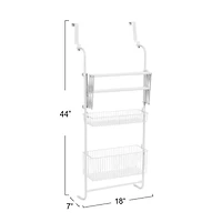 Household Essentials Metal Over the Door Drying Storage Rack