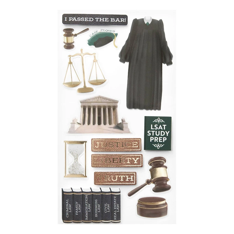 Law School Dimensional Stickers by Recollections™
