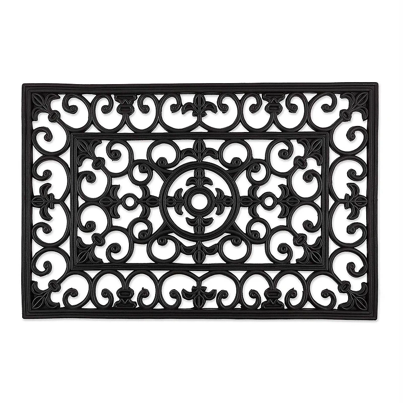 DII® Natural Rubber Wrought Iron Doormat