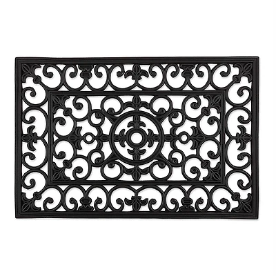 DII® Natural Rubber Wrought Iron Doormat