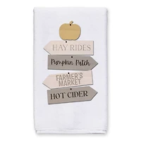 Fall Farmers Market Sign Tea Towel Set
