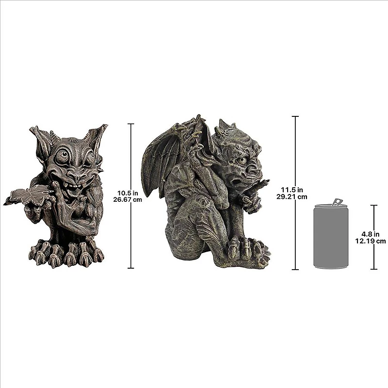 Design Toscano Babble & Whisper The Gothic Gargoyle Sculptures Set