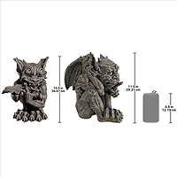 Design Toscano Babble & Whisper The Gothic Gargoyle Sculptures Set