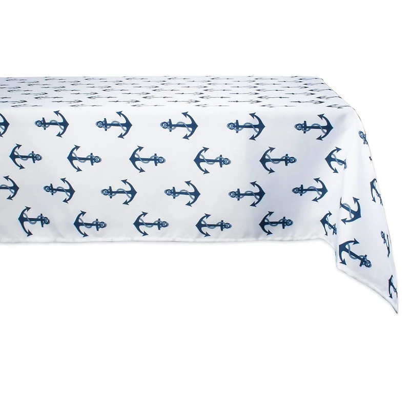 DII® 84" Anchors Print Outdoor Tablecloth
