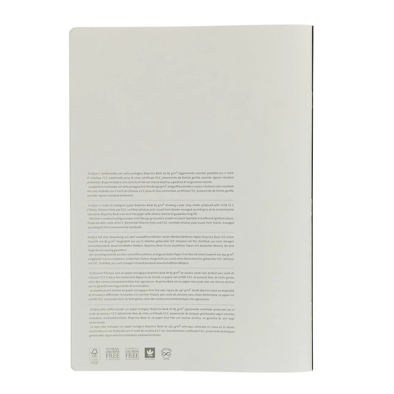 Fabriano® Stone EcoQua Notebook, 8.25" x 11.75"