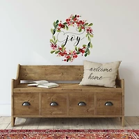 RoomMates Merry Christmas Wreath Peel & Stick Wall Decals