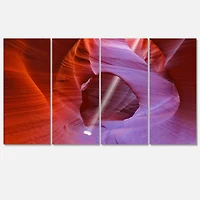Designart - Red Orange Antelope Canyon