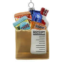 4" Shopping Bag Glass Ornament by Ashland®