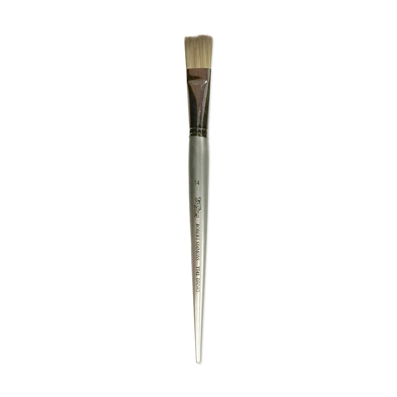 Robert Simmons Titanium Synthetic Long Handle Broad Brush
