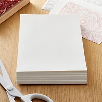 White Dove 5.5" x 7.5" Cardstock Paper by Recollections™, 100 Sheets