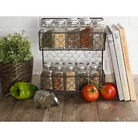 DII® 11" Wide 2 Row Chicken Wire Spice Rack