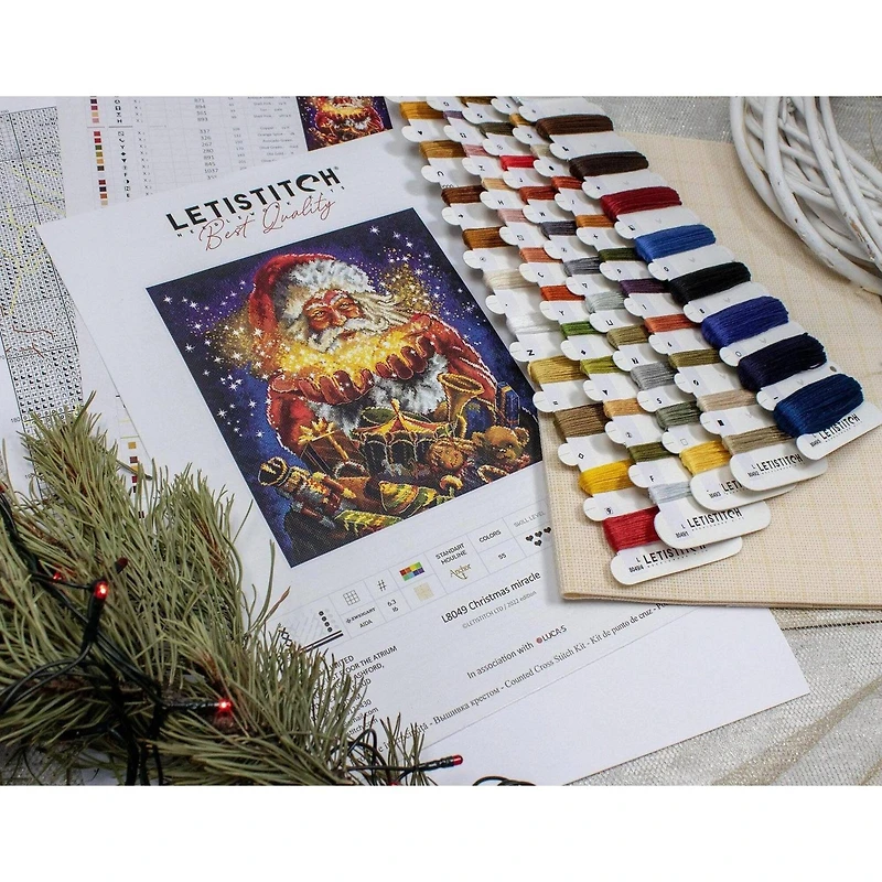 Letistitch Christmas Miracle Counted Cross Stitch Kit
