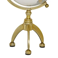 13" Gold Aluminum Glam Globe