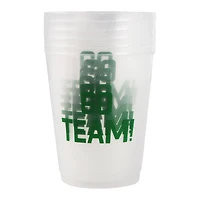 15.5oz. Go Team Frosted Plastic Cups, 6ct. by Celebrate It™