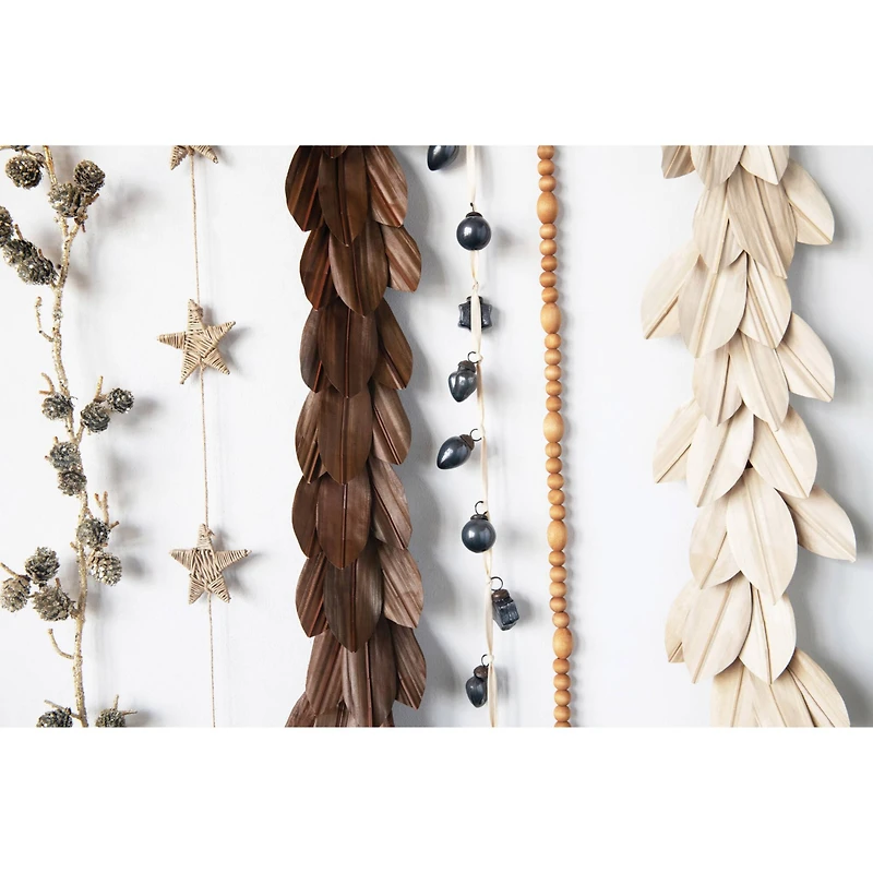 Hello Honey® 6ft. Brown Dried Buri Palm Leaf Garland