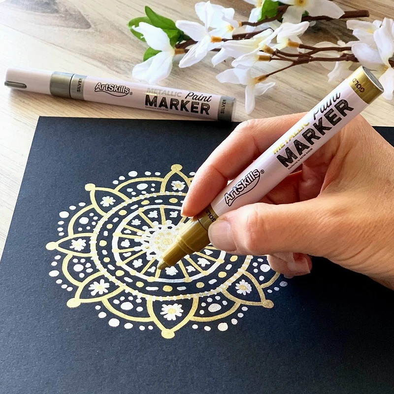ArtSkills® Silver & Gold Oil Based Paint Markers