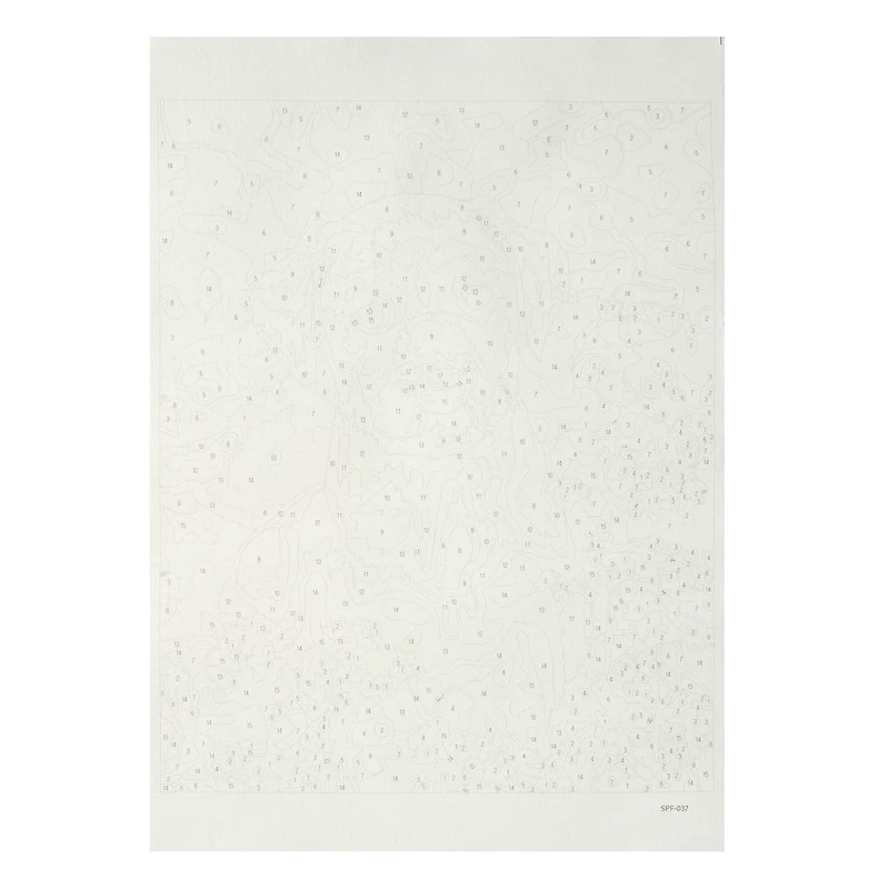 8" x 10" Puppy in Flowers Paint-by-Number Kit with Wood Display Hanger by Artist's Loft®