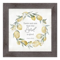 Taste and See Western Framed Print