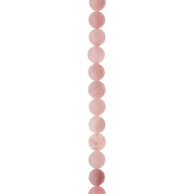 Faceted Rose Quartz Round Beads, 10mm by Bead Landing™