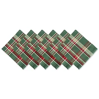 Dark Green Plaid Napkin, 6ct.