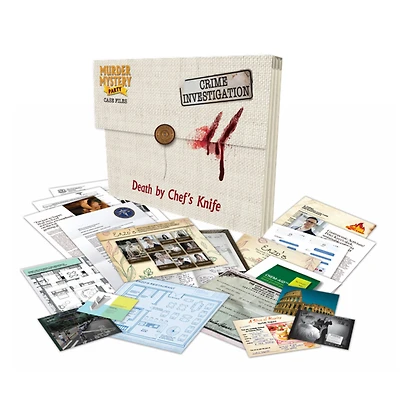 Murder Mystery Party® Case Files: Death by Chef's Knife