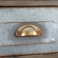 Brown Wood Farmhouse Wall Shelf, 13" x 38" x 10"