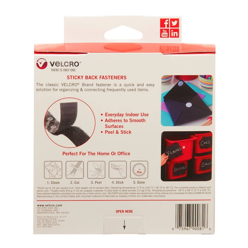 VELCRO® Brand Sticky Back Tape