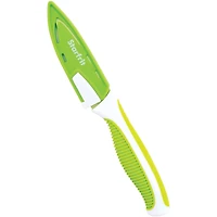 Starfrit 3.5" Green Paring Knife with Integrated Sharpening Sheath