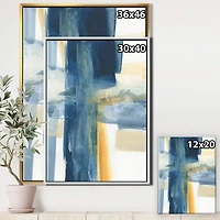 Designart - Indigo Panel VI