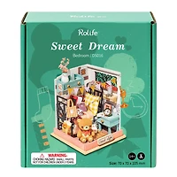 Rolife® Sweet Dream Bedroom DIY Miniature Kit