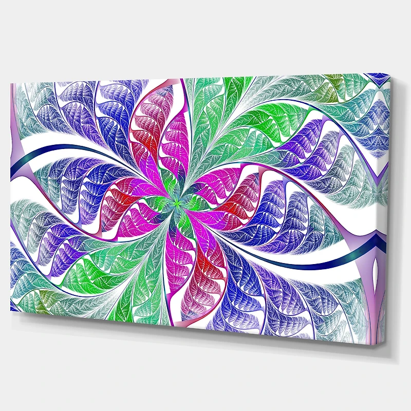 Designart - Flower like Fractal Stained Glass