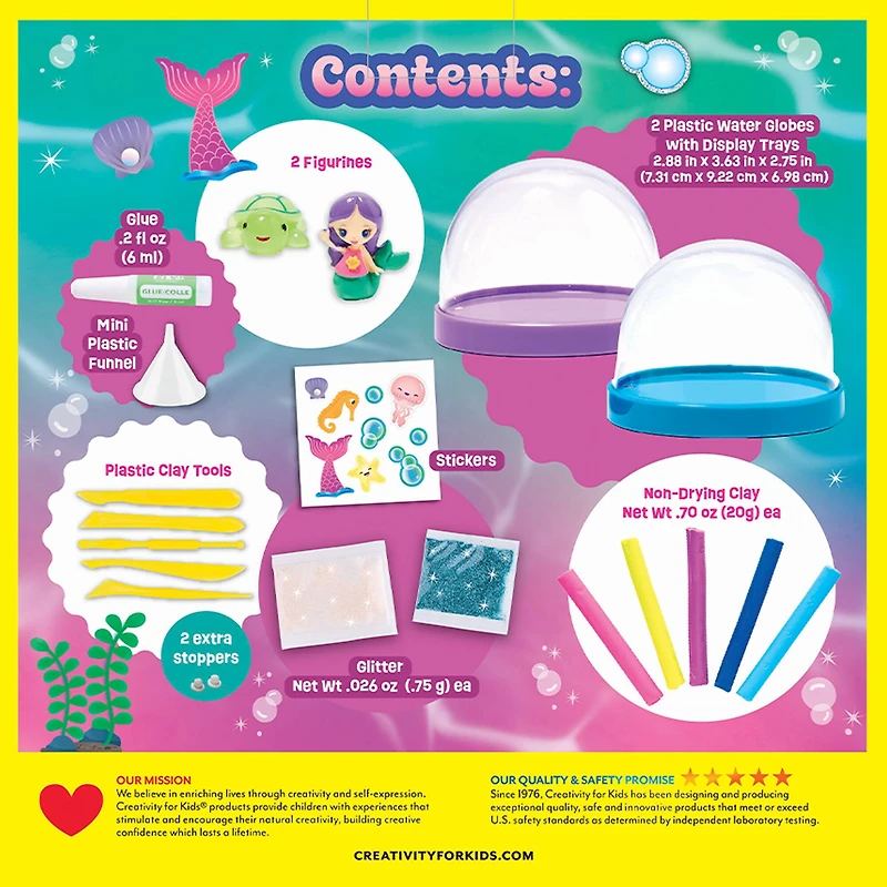 Creativity for Kids MYO Water Globes Mermaid Kit