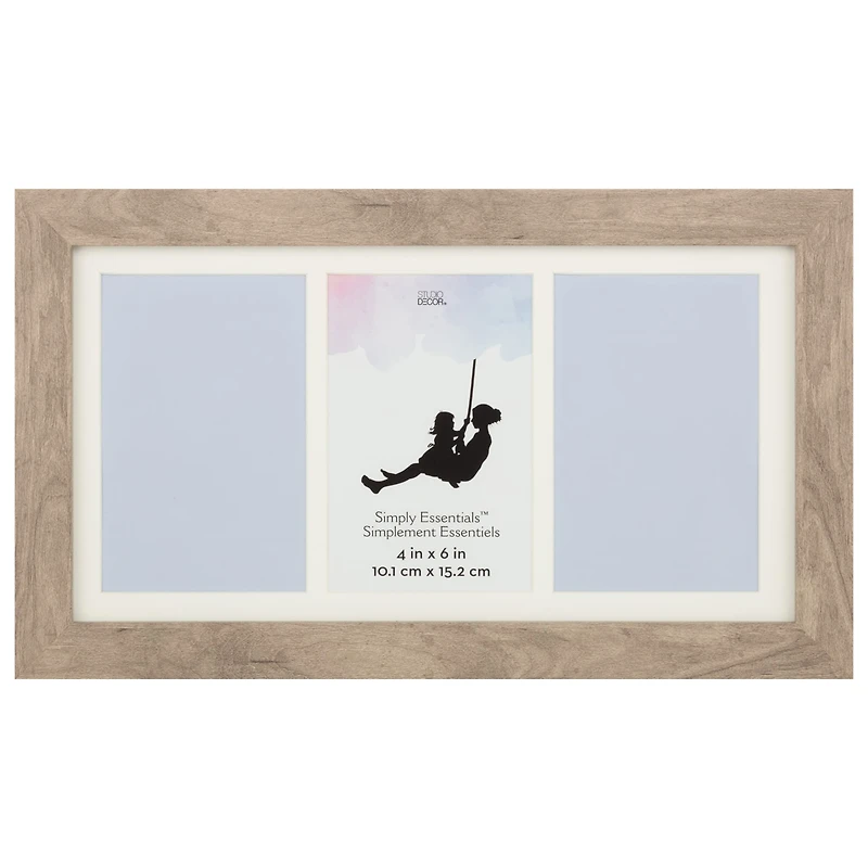 Simply Essentials™ 4" x 6" Gray Frame by Studio Décor®