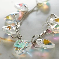 Faceted Glass Heart Beads, 10mm by Bead Landing™