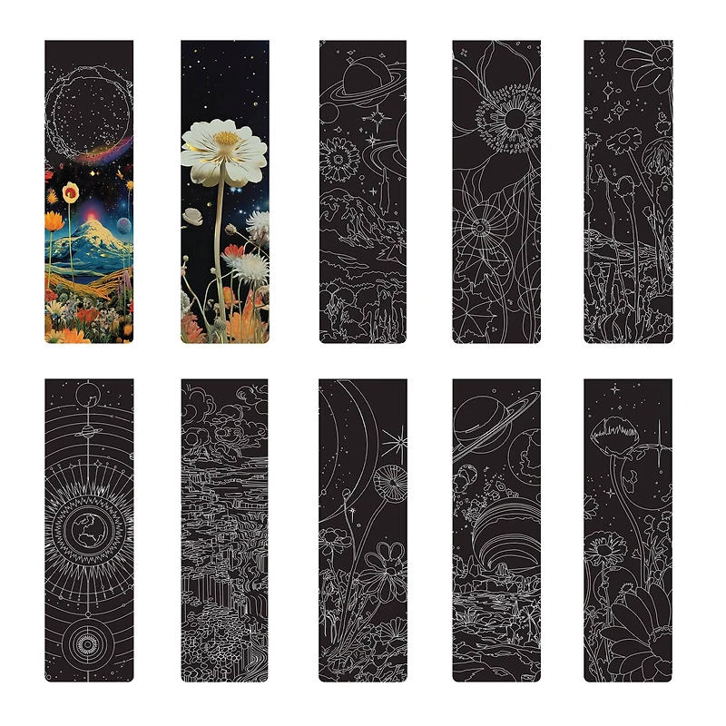 Brea Reese™ Surreal Scratch Art Bookmarks