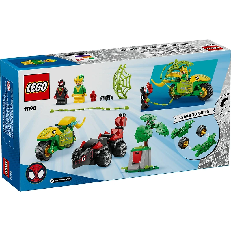 LEGO® Marvel Spidey And His Amazing Friends Spin and Electro Dinosaur Vehicle Chase 11198