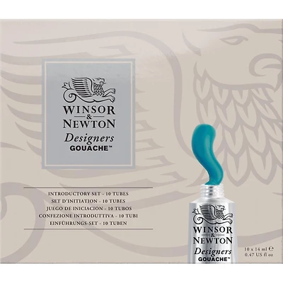 Winsor & Newton® Designers Gouache Introductory 10 Tube Set - 14ml