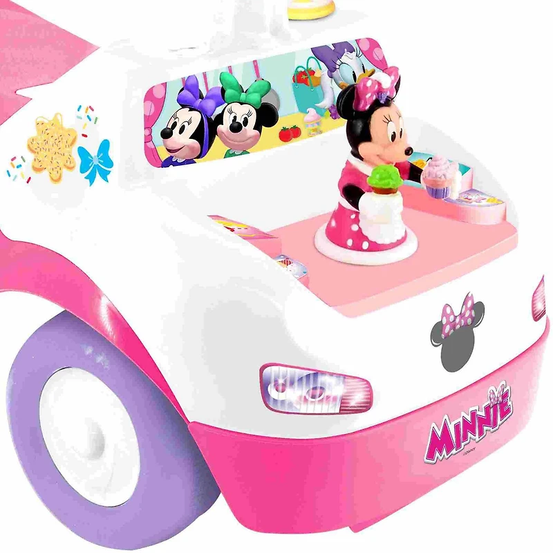 Kiddieland Disney® Minnie Mouse Lights N' Sounds Ice Cream Car Ride-On