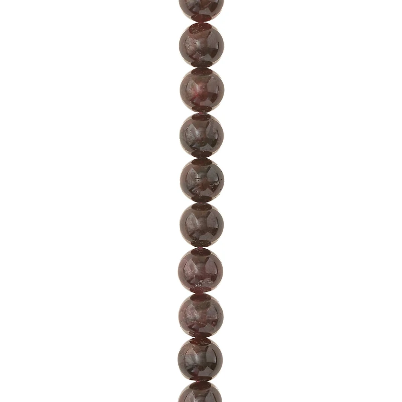 12 Pack: Ruby Garnet Round Beads, 8mm by Bead Landing™