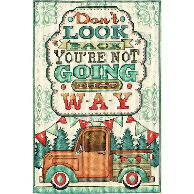 Design Works™ Don't Look Back Counted Cross Stitch Kit