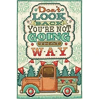 Design Works™ Don't Look Back Counted Cross Stitch Kit