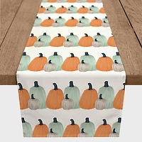 90" Thankful Pumpkins Table Runner