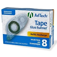 AdTech­­­­­­® Tape Glue Runner™ Refills, 12 Packs of 8