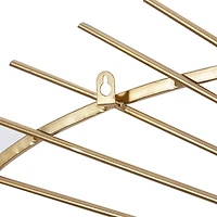 CosmoLiving by Cosmopolitan Gold Metal Contemporary Wall Mirror, 34" x 22" x 1"