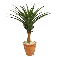 3.5ft. Agave Artificial Plant in Terra Cotta Planter