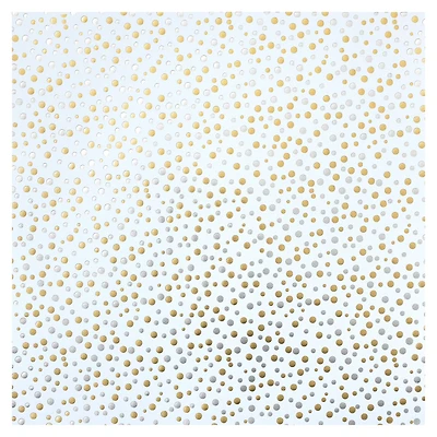 Silver & Gold Dot Cardstock Paper by Recollections™, 12" x 12"