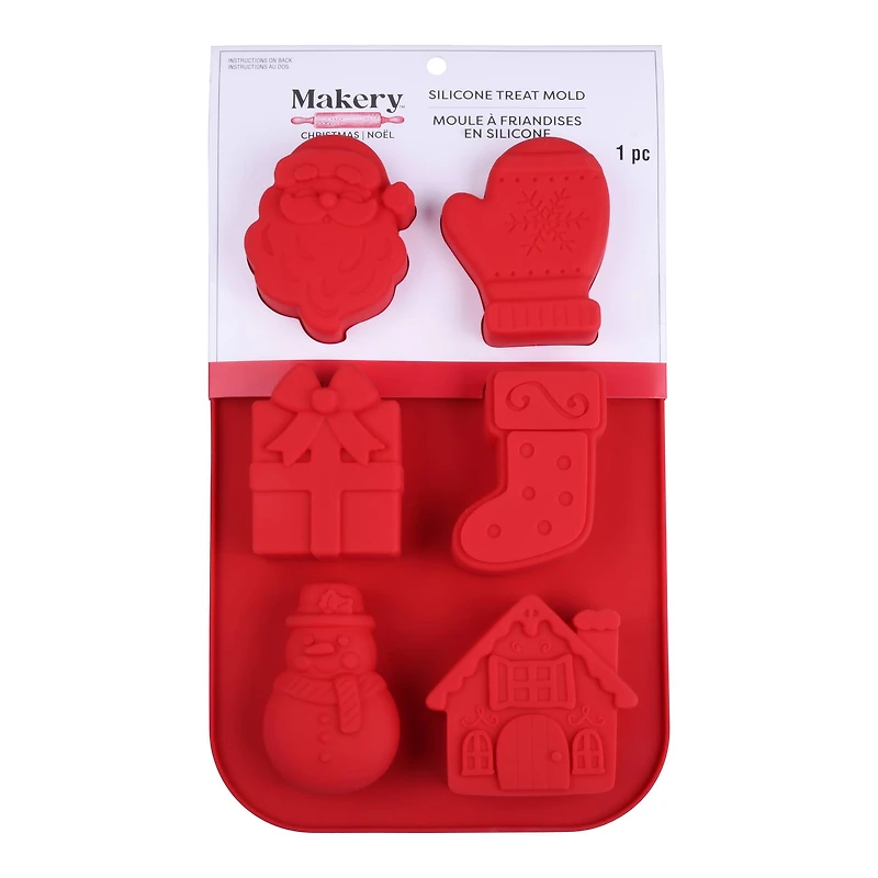 Christmas Icon Mix Silicone Treat Mold by Makery™