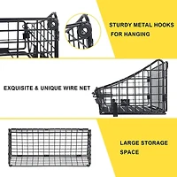 NEX™ 16" Wall Mounted Wire Basket Shelf & Paper Roll Holder
